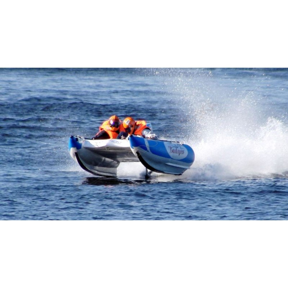 Надувной катамаран Badger FC 410 Blue&White