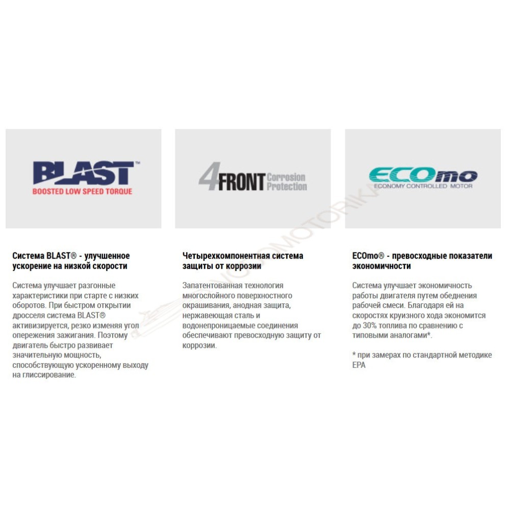 Лодочный мотор Tohatsu BFT250A XU 250 л.с. четырехтактный