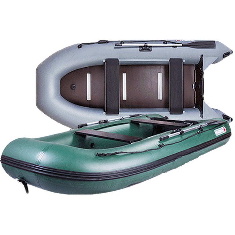 Лодка надувная YUKONA 330TSE (F) (с килем) -с фанерным полом ( серый )