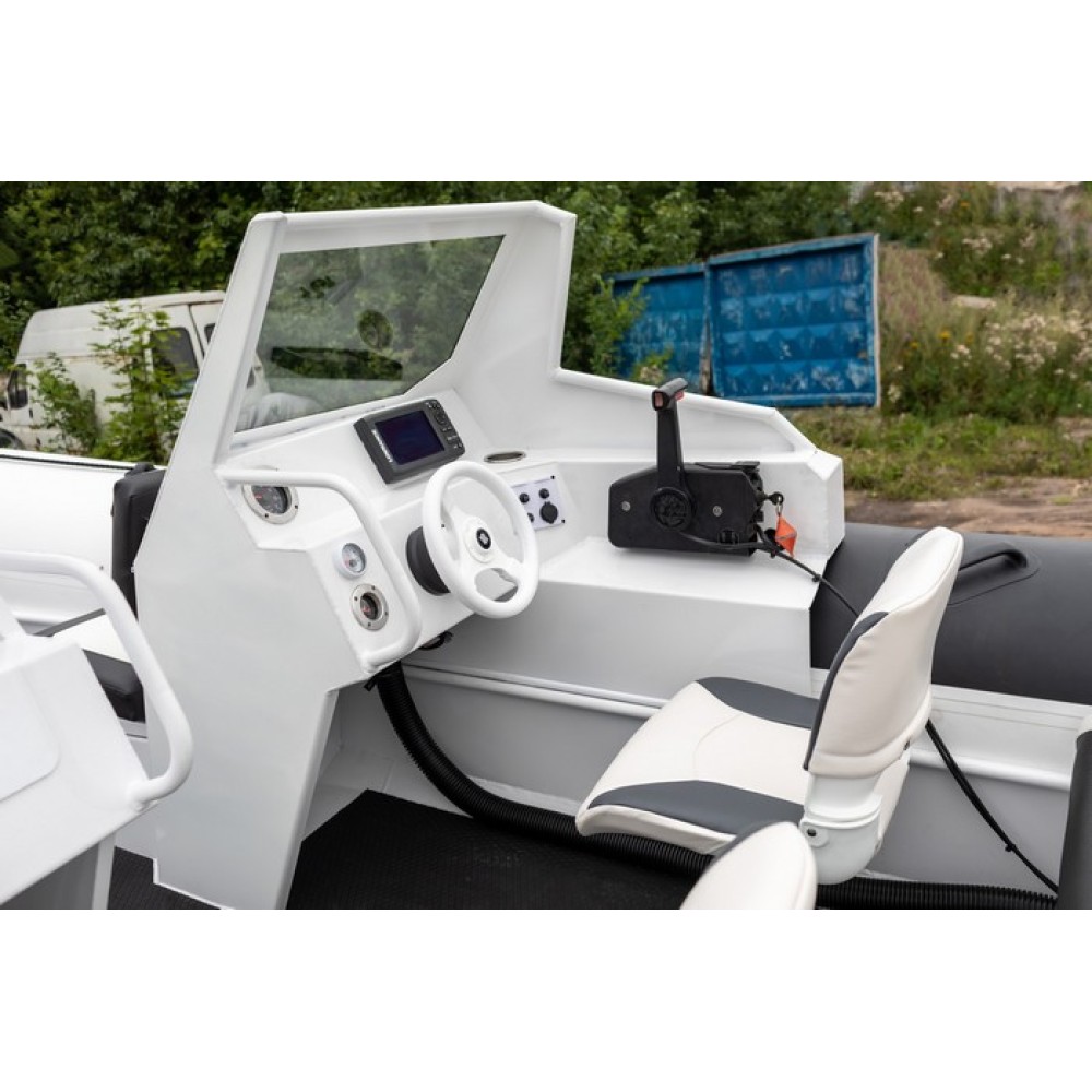 Надувная лодка ProfMarine RIB 550.2 с алюминиевым корпусом (двухконсольный)