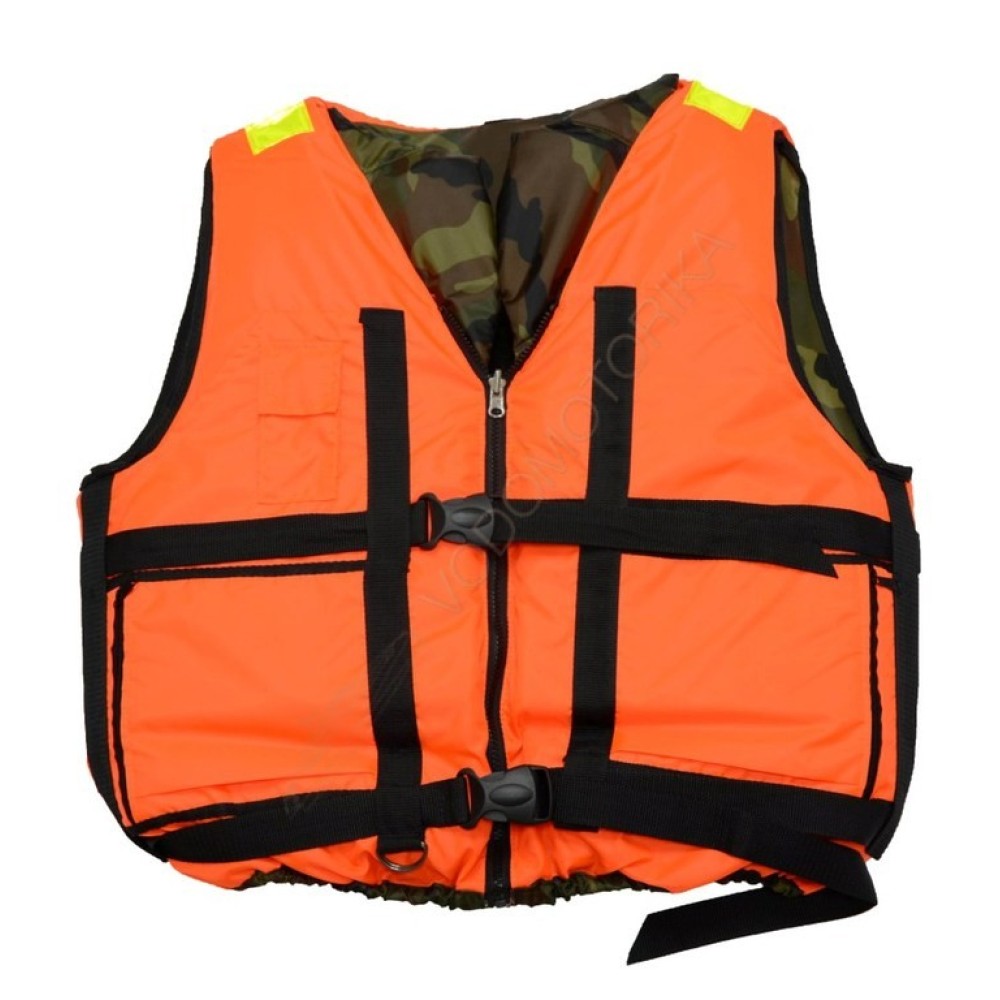 Спасательный жилет двухсторонний Atlantik Пират камуфляж (120 кг.)