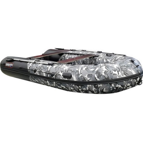 Надувная лодка Хантер 350 ПРО надувное дно (камуфляж)