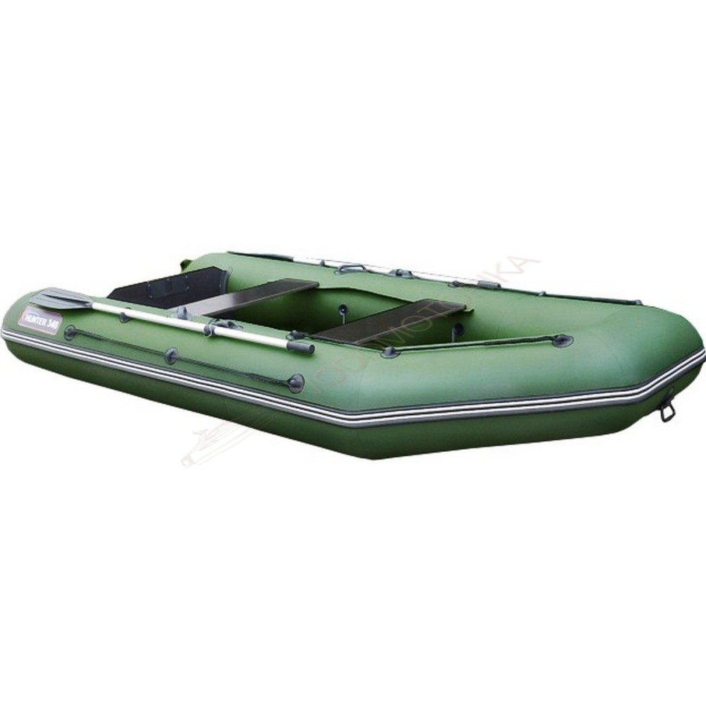 Лодка Хантер 340 (зеленый)