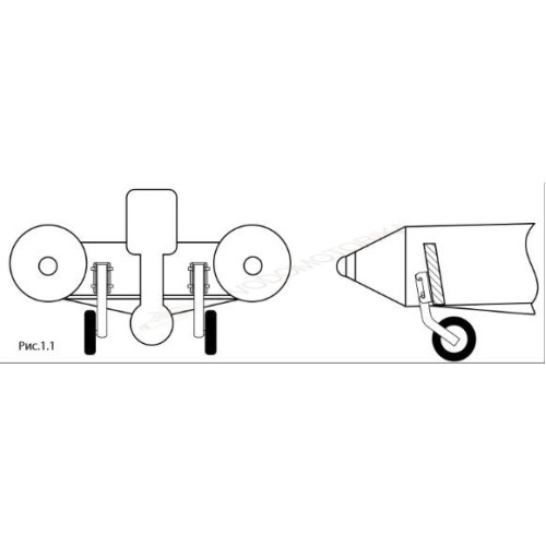Транцевые колеса Handy Wheels BHW-1