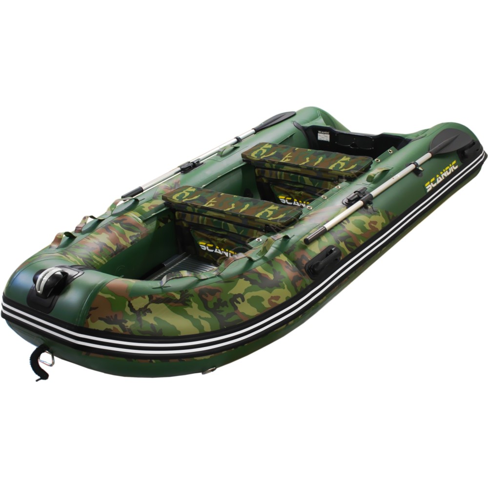 Лодка надувная SCANDIC Fishlight ID-330 (зеленый камуфляж)