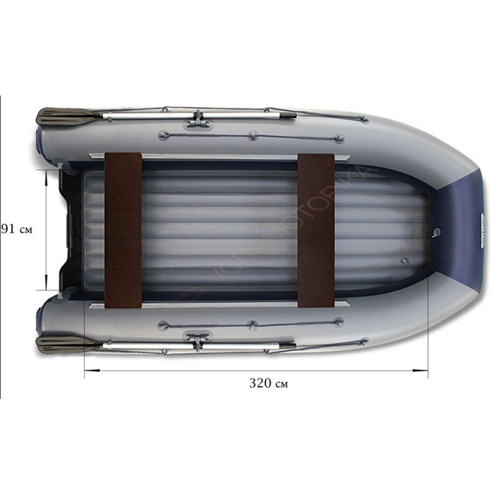 Двухкорпусная надувная лодка Флагман DK 380 Jet