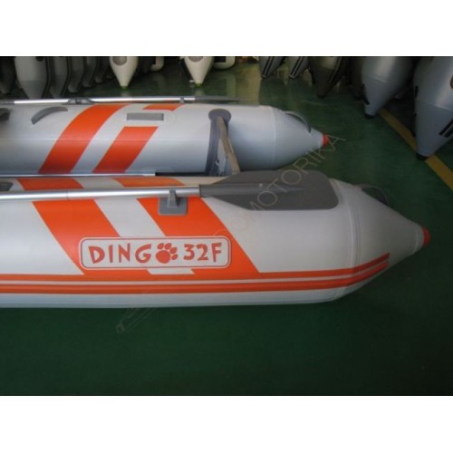 Лодка надувная DINGO 27R красно - серый