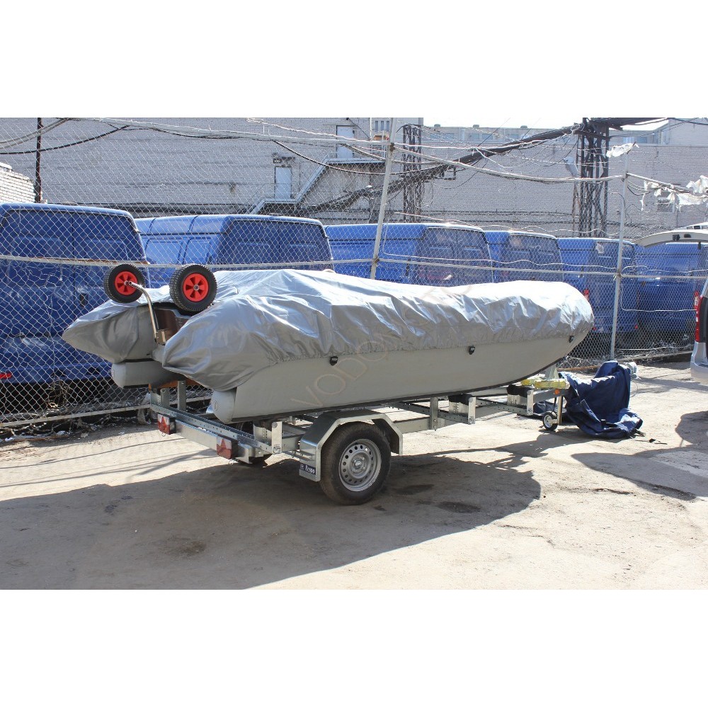 Тент транспортировочный на лодку Ротан 380 К (серый)