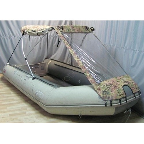 Тент-трансформер для лодки ПВХ 360-405