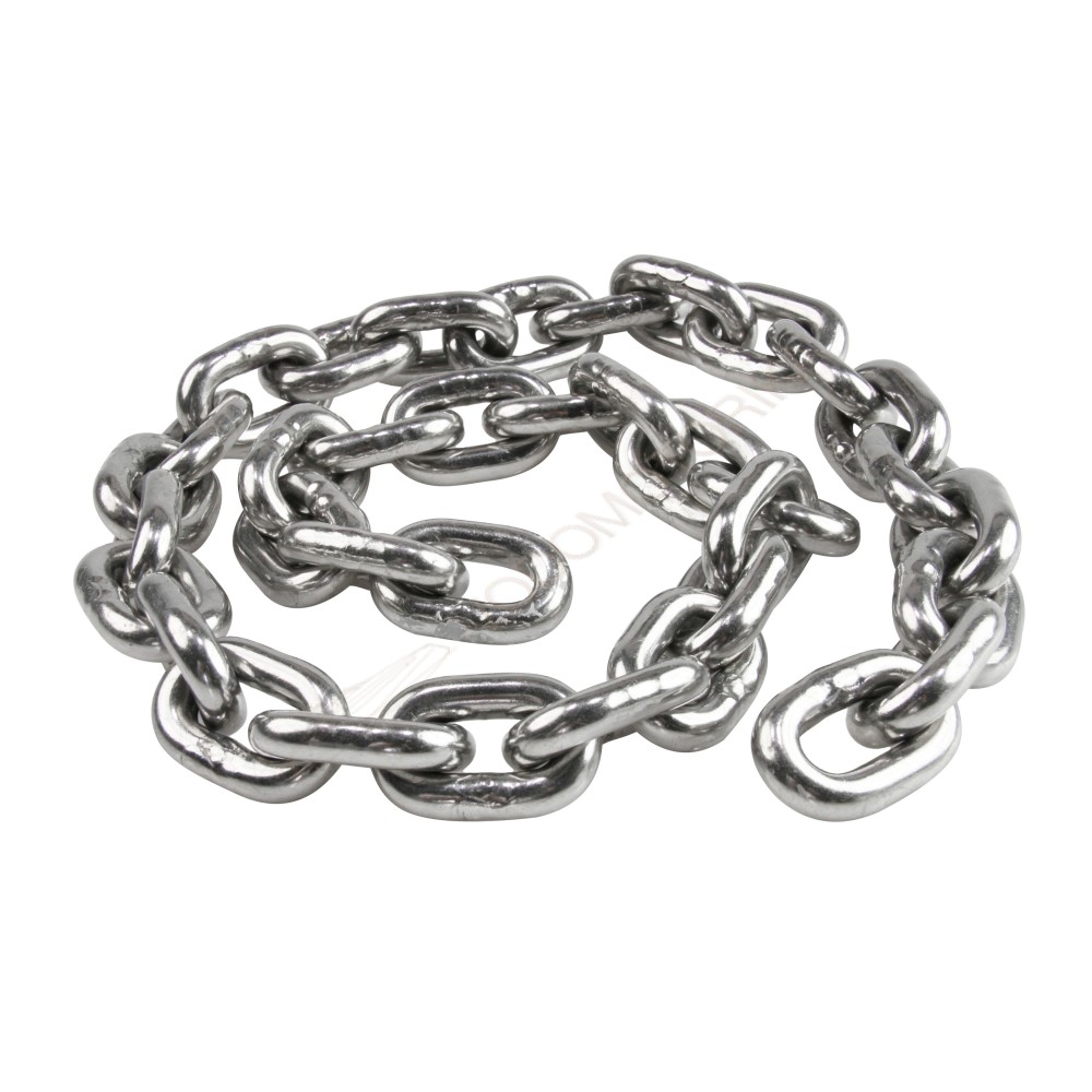 Цепь якорная нержавеющая 10 мм, DIN766