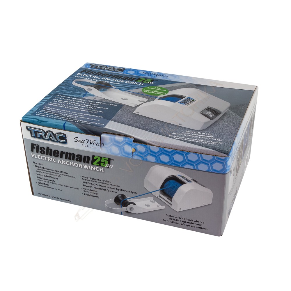 Лебедка якорная TRAC Fisherman 25SW