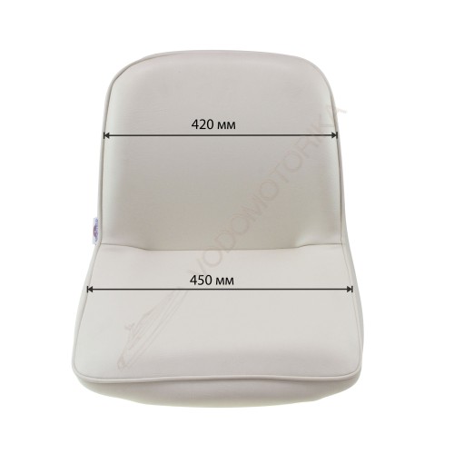 Кресло FIRST MATE мягкое, материал белый винил (1001006C)