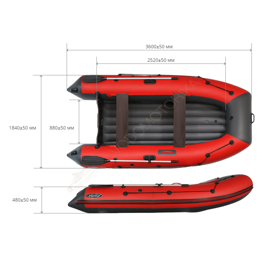 Лодка надувная REEF 360нд