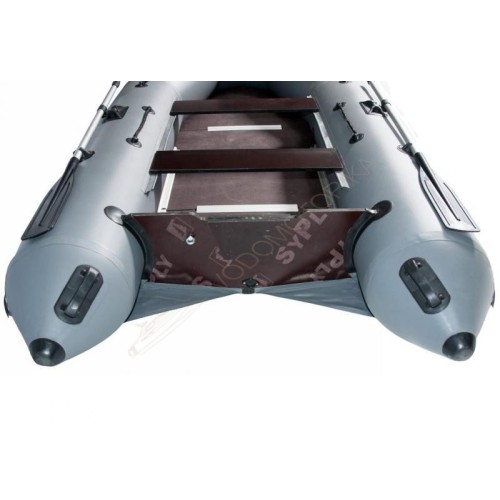 Надувная лодка Лоцман М-340 ЖС фанерный пол