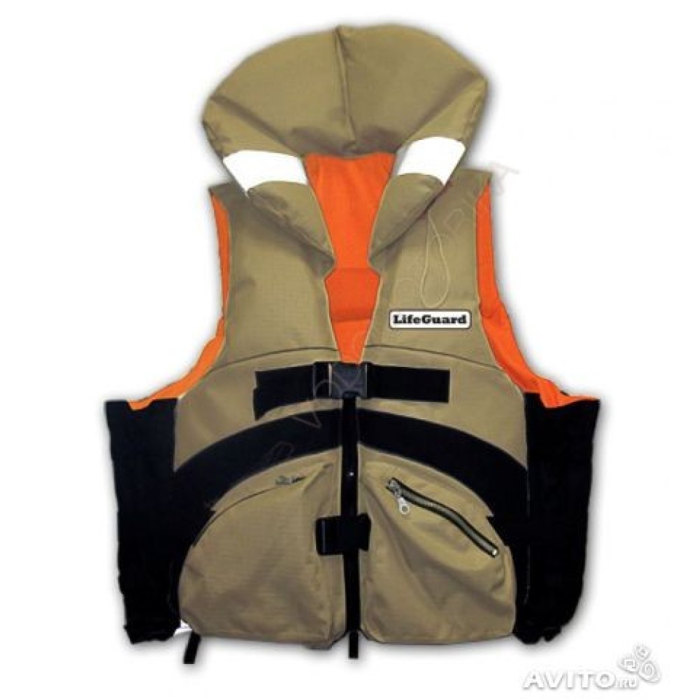 Спасательный жилет LIFEGUARD PREMIUM XXXL (зеленый/оранжевый)