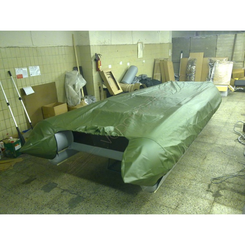 Тент транспортировочный на лодки Ротан 420, 420М (зеленый)