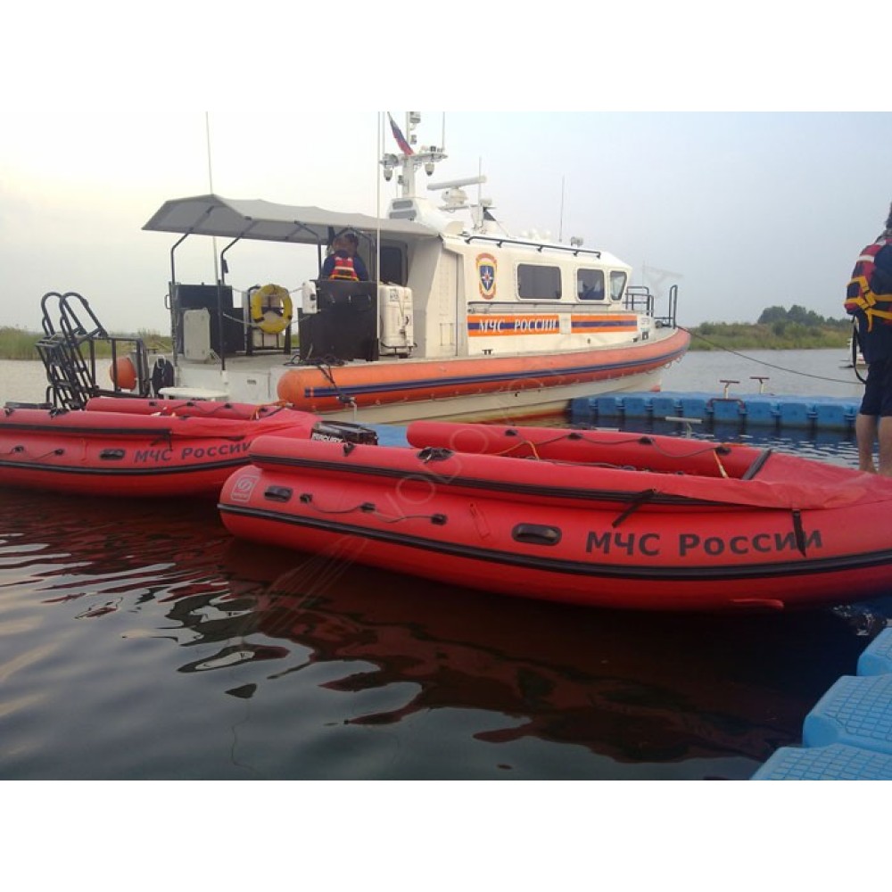 Надувная лодка Фрегат M-350 FM Lux красный Valmex