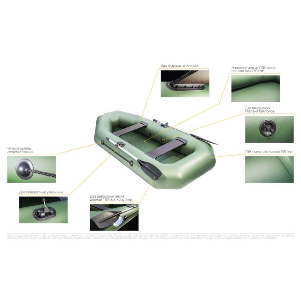 Надувная лодка RUSH 240