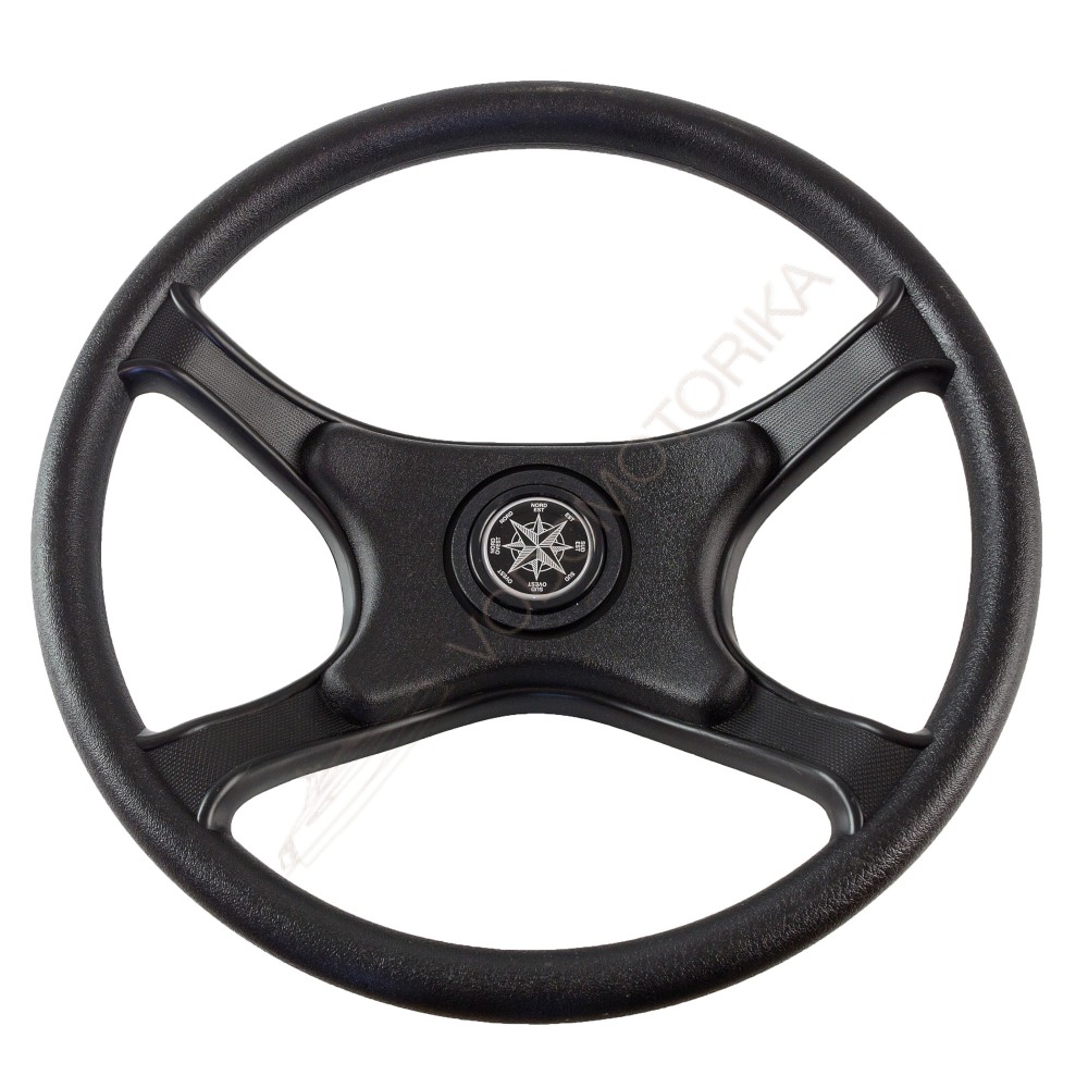 Рулевое колесо LAGUNA черный обод и спицы д. 335 мм Volanti Luisi