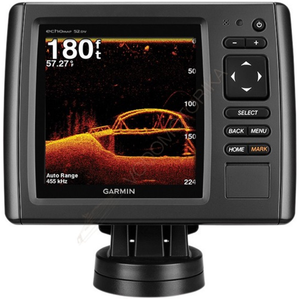 Картплоттер-эхолот Garmin echomap 52dv CHIRP с датчиком