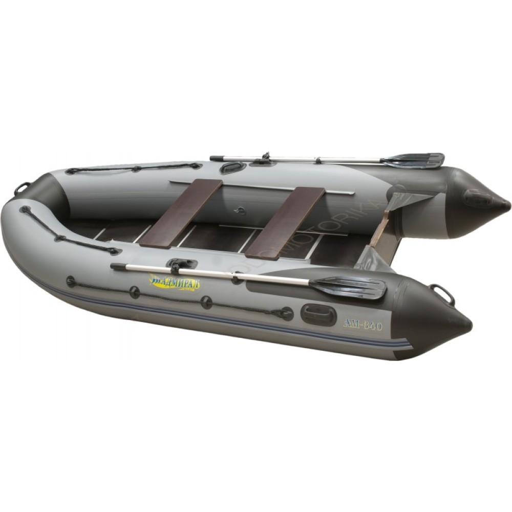Лодка надувная Адмирал 340SL серый