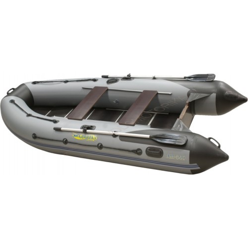 Лодка надувная Адмирал 340SL серый