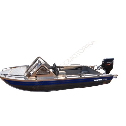 Алюминиевая моторная лодка RusBoat 52 JET под подвесной водомёт