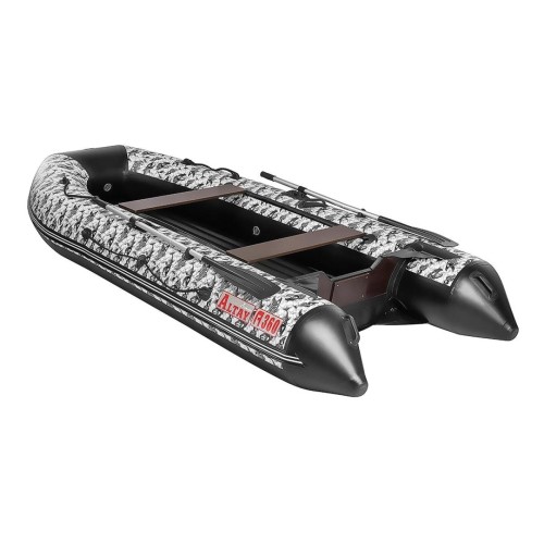 Лодка Тонар Алтай А360 принт Рыбы, надувное дно