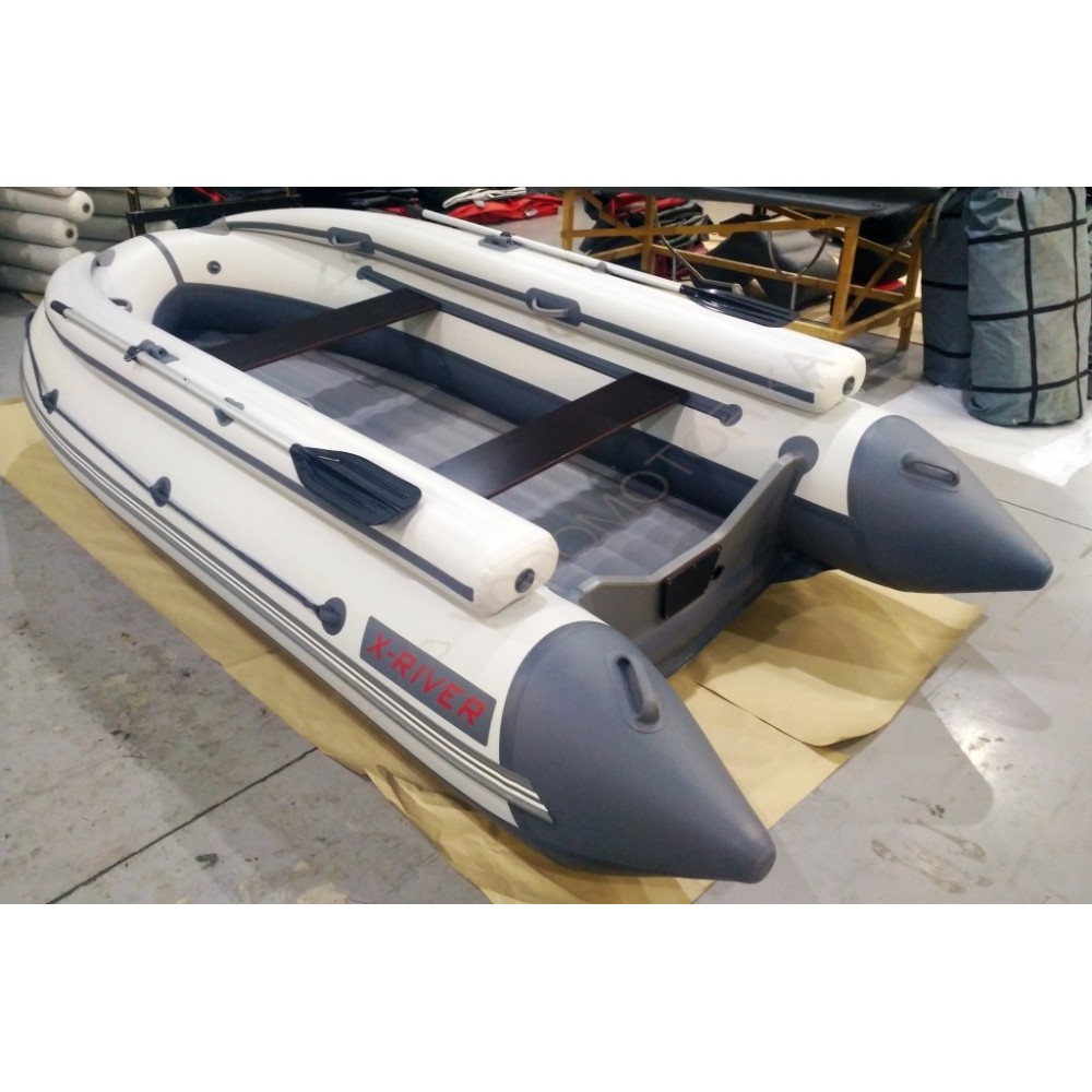 Надувная лодка X-River GRACE 380 НДНД с фальшбортом, надувное дно