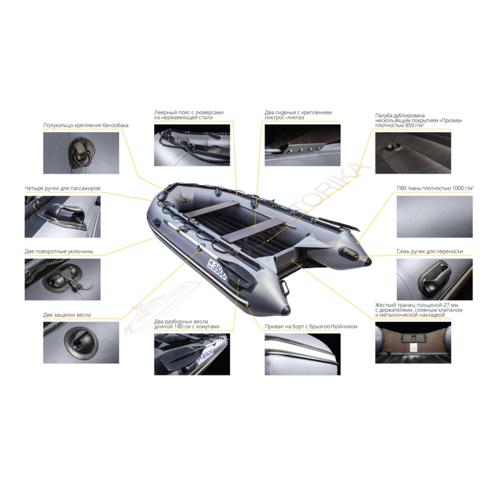 Надувная лодка Apache 3300 НДНД Prof
