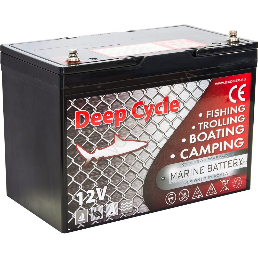 Аккумулятор глубокого разряда Marine Deep Cycle AGM 6FM90TD-X