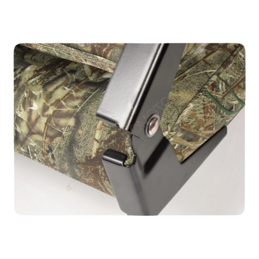 Кресло складное мягкое ECONOMY с высокой спинкой, обивка камуфляжная ткань