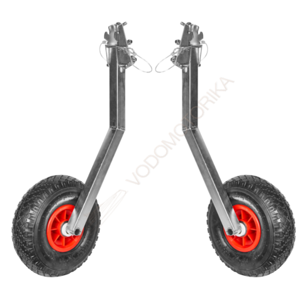 Колеса транцевые Горизонт OT-260 (ZN) (оцинковка, универсальные - откидные)