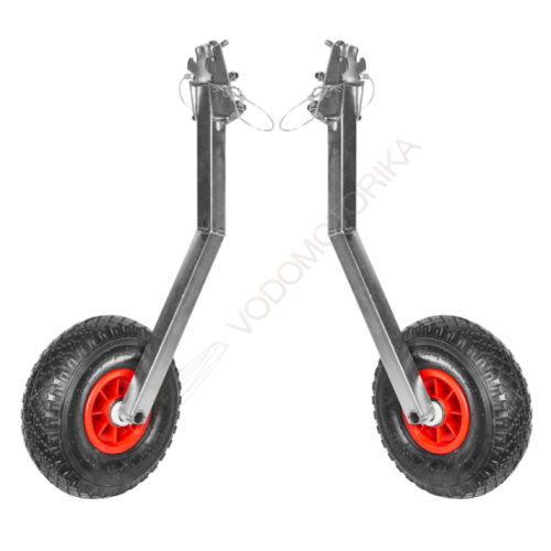 Колеса транцевые Горизонт OT-260 (ZN) (оцинковка, универсальные - откидные)